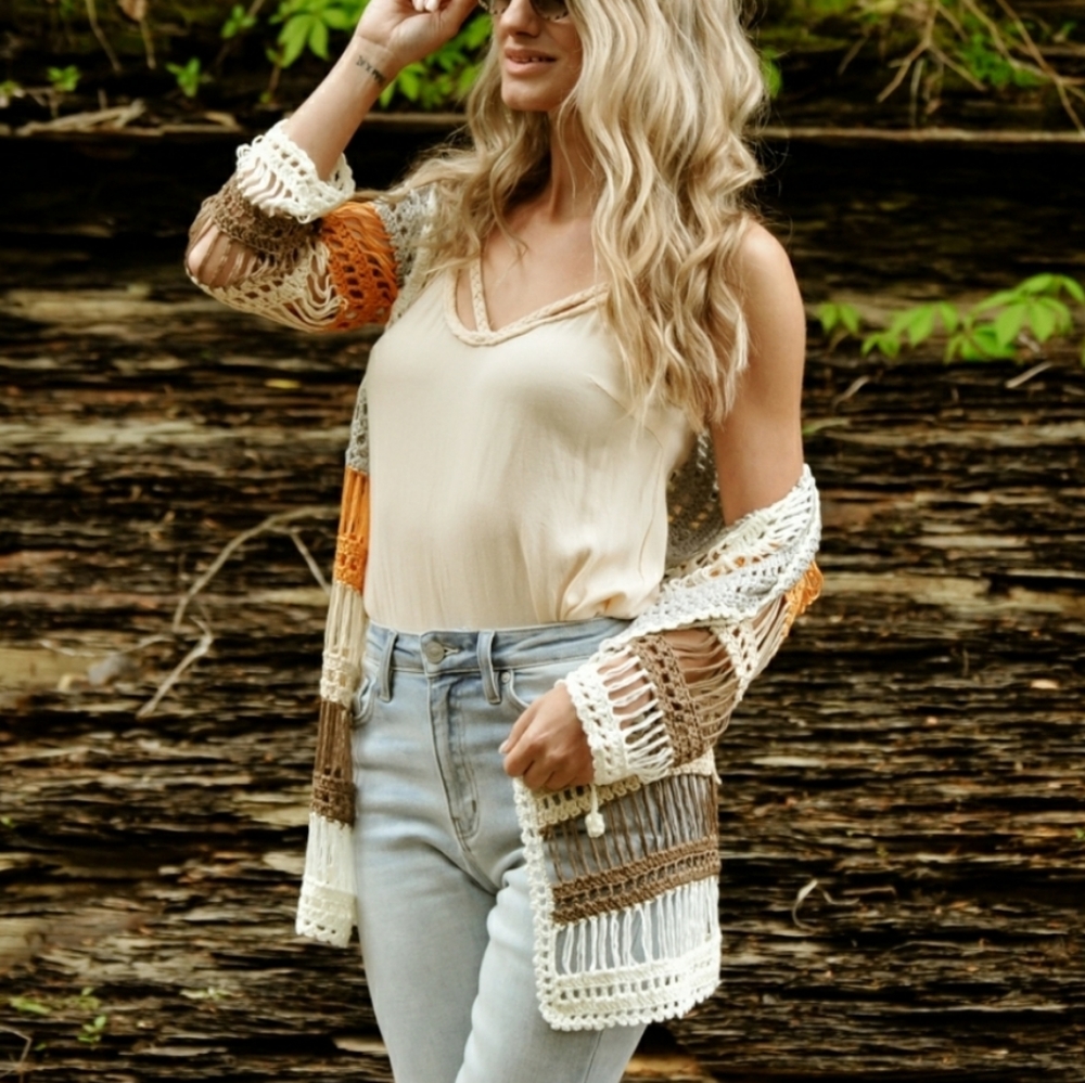 1 left💥 New boutique Crochet cardigan - Picture 8 of 13